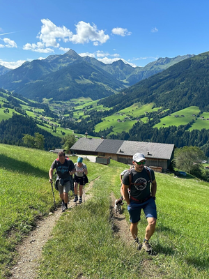 Aufstieg von Alpbach Dorf Richtung Hauser Joch